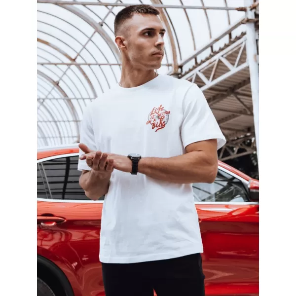  Pánské triko DSTREET RX5490 BÍLÁ 