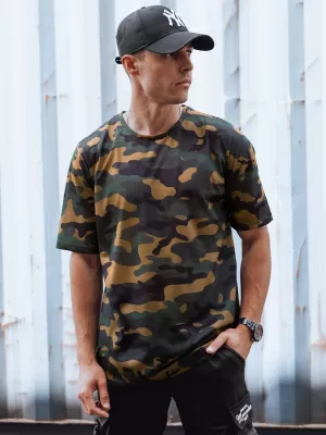 Pánské triko DSTREET RX5594 KHAKI