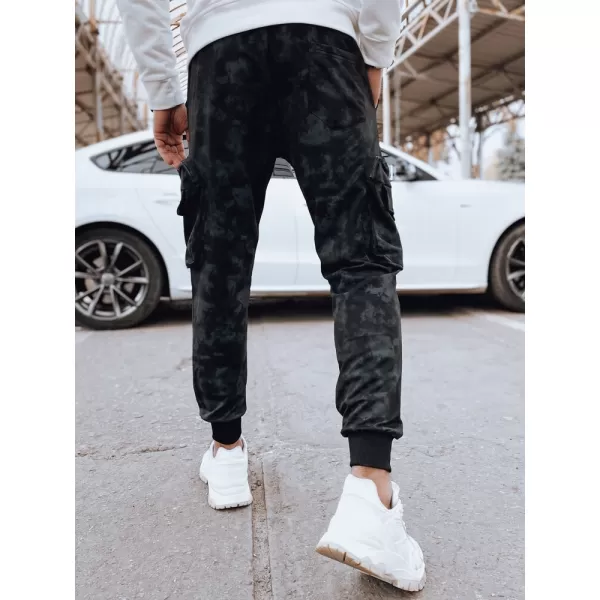  Pánské tepláky DSTREET UX4362 ČERNÁ 