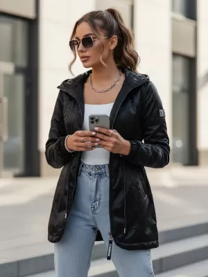 Dámská parka DSTREET HENRY TY4106 ČERNÁ