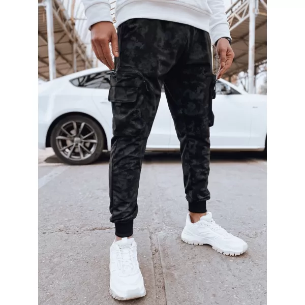  Pánské tepláky DSTREET UX4362 ČERNÁ 