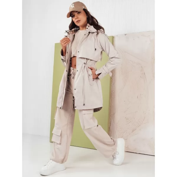  Dámská parka DSTREET MOZA TY4286 SVĚTLE ŠEDÁ 