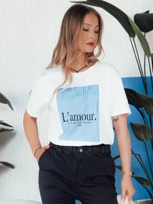Dámské triko DSTREET LAMOUR RY2587 BÍLÁ