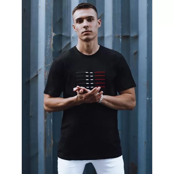 Pánské triko DSTREET RX5570 ČERNÁ 
