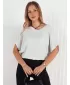 Dámské triko DSTREET MAUD RY2338 SVĚTLE ŠEDÁ
