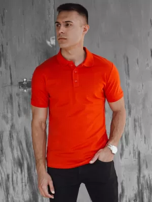 Pánské triko s límečkem DSTREET PX0609 ORANŽOVÁ