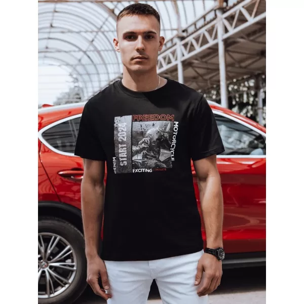  Pánské triko DSTREET RX5464 ČERNÁ 