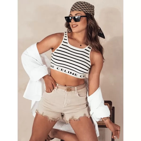  Dámské šortky DSTREET SUNYLOOK SY0373 BÉŽOVÁ 