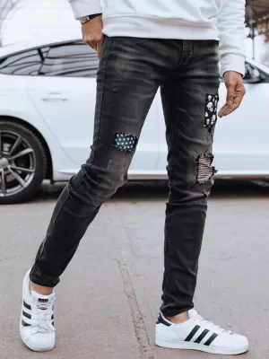 Pánské džíny DSTREET UX4295 ČERNÁ