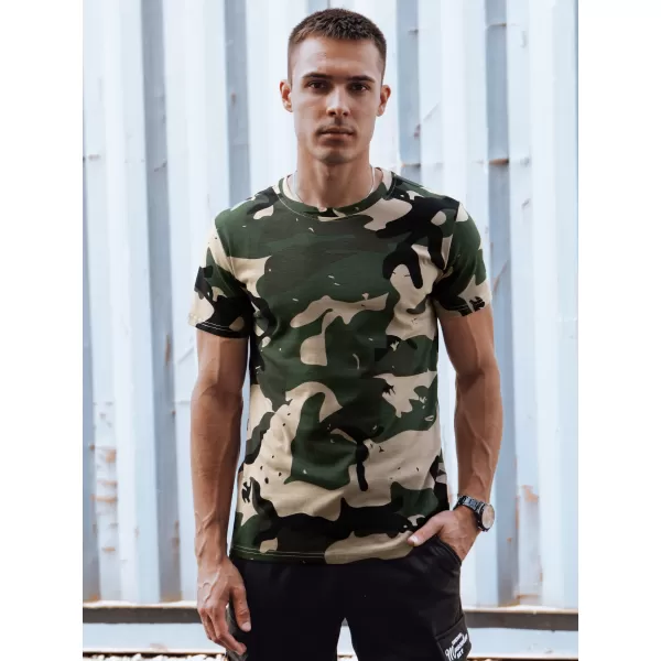  Pánské triko DSTREET RX5599 KHAKI 