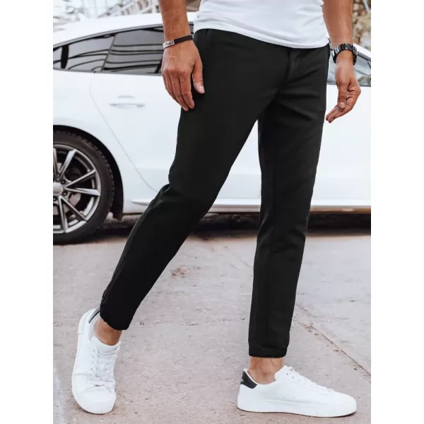  Pánské kalhoty DSTREET UX4263 ČERNÁ 