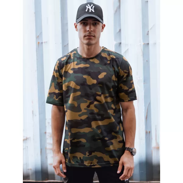  Pánské triko DSTREET RX5594 KHAKI 
