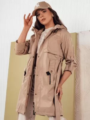 Dámská parka DSTREET NOLES TY4282 BÉŽOVÁ