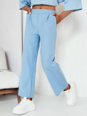 Dámské kalhoty casual DSTREET RITES UY2008 SVĚTLE MODRÁ