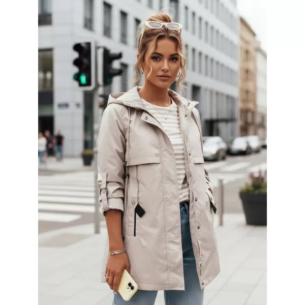  Dámská parka DSTREET MEROY TY4287 SVĚTLE ŠEDÁ 