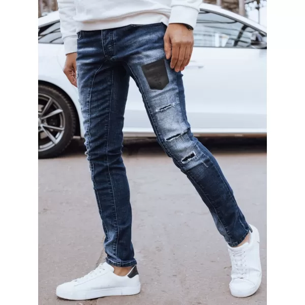  Pánské džíny DSTREET UX4296 MODRÁ 