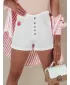 Dámské šortky DSTREET STREETVIBE SY0388 BÍLÁ