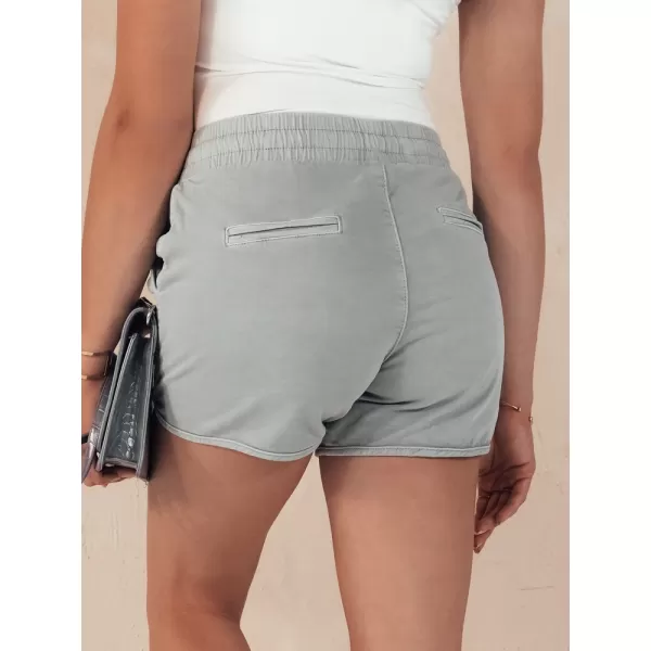  Dámské šortky DSTREET CITYCHIC SY0349 SVĚTLE ŠEDÁ 