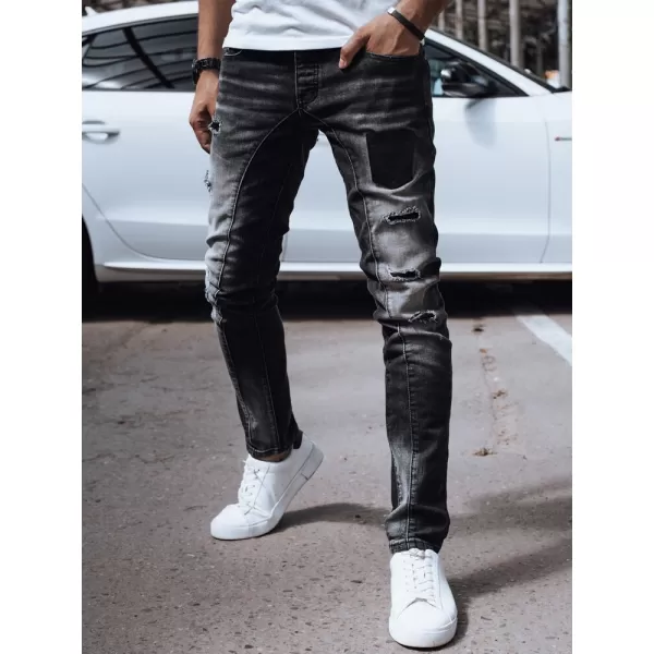  Pánské džíny DSTREET UX4298 ČERNÁ 