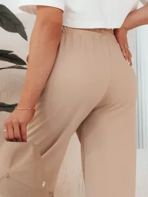 Dámské kalhoty DSTREET GLAPPO UY2094 BÉŽOVÁ