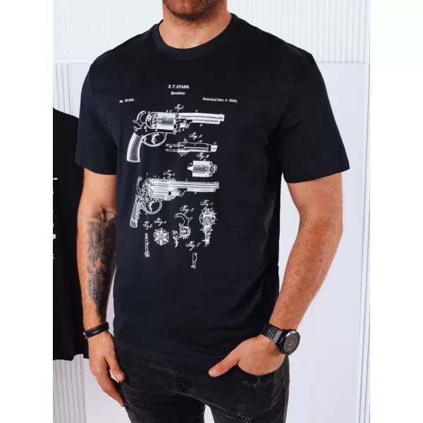  Pánské triko DSTREET RX5431 TMAVĚ MODRÁ 