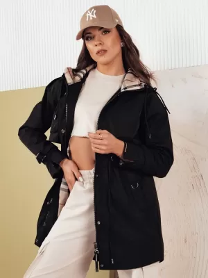 Dámská parka DSTREET MOZA TY4285 ČERNÁ
