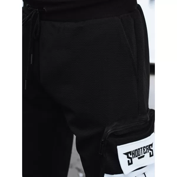  Pánské tepláky DSTREET UX4371 ČERNÁ 