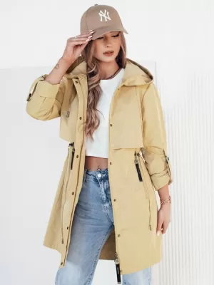 Dámská parka DSTREET TILSON TY4193 ŽLUTÁ