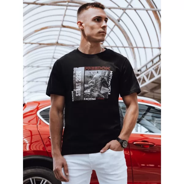  Pánské triko DSTREET RX5464 ČERNÁ 