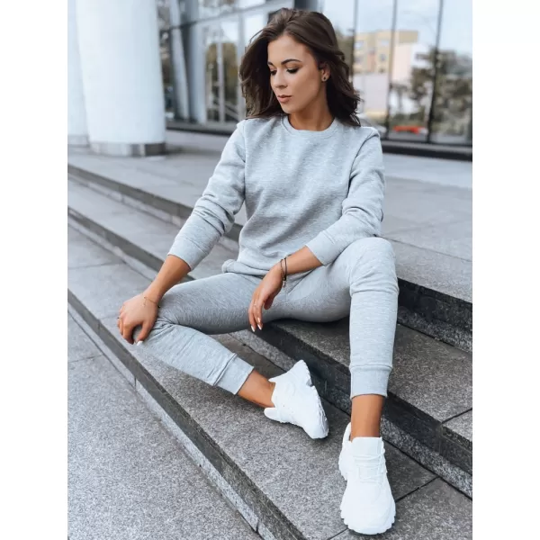  Dámská mikina DSTREET FASHION II BY0152 SVĚTLE ŠEDÁ 