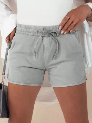 Dámské šortky DSTREET CITYCHIC SY0349 SVĚTLE ŠEDÁ
