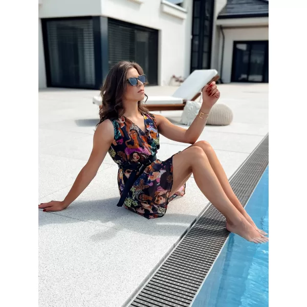  Dámské šaty DSTREET ISABELLA EY2503 ČERNÁ 