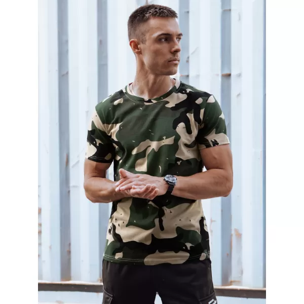  Pánské triko DSTREET RX5599 KHAKI 