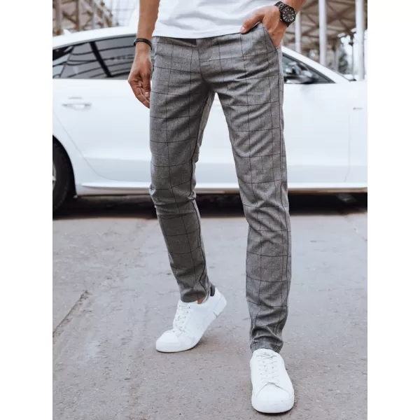  Pánské kalhoty DSTREET UX4403 TMAVĚ ŠEDÁ 