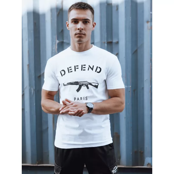  Pánské triko DSTREET RX5578 BÍLÁ 