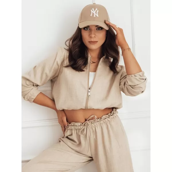  Dámský bomber DSTREET MADDIE RY2319 KARAMELOVÁ 