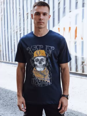 Pánské triko DSTREET RX5618 TMAVĚ MODRÁ