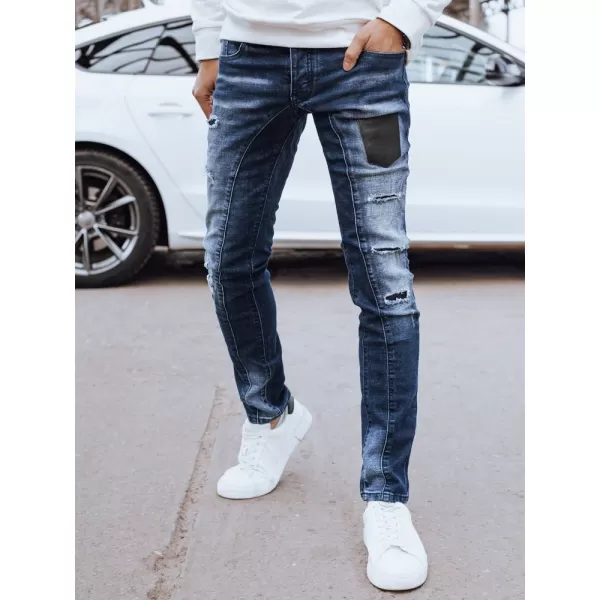  Pánské džíny DSTREET UX4296 MODRÁ 