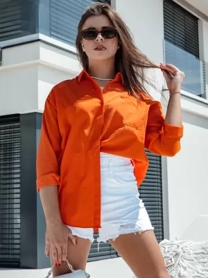 Dámská košile DSTREET TRENDSET DY0436 POMERANČOVÁ