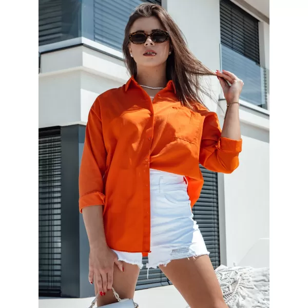  Dámská košile DSTREET TRENDSET DY0436 POMERANČOVÁ 