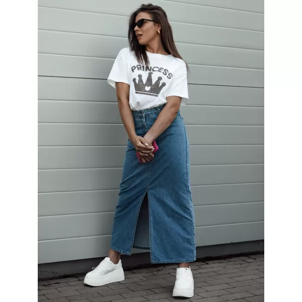  Dámská sukně DSTREET VIRTON CY0465 MODRÁ 