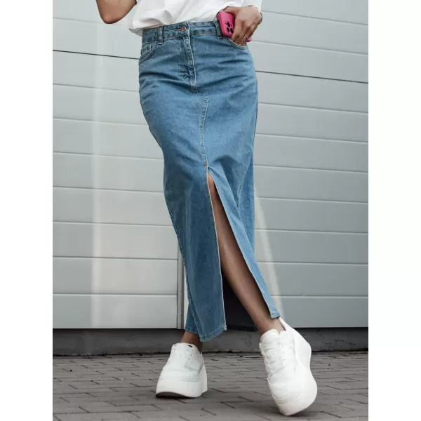  Dámská sukně DSTREET VIRTON CY0465 MODRÁ 
