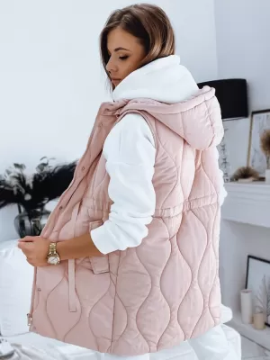 Dámská vesta DSTREET WELIA TY3296 RŮŽOVÁ