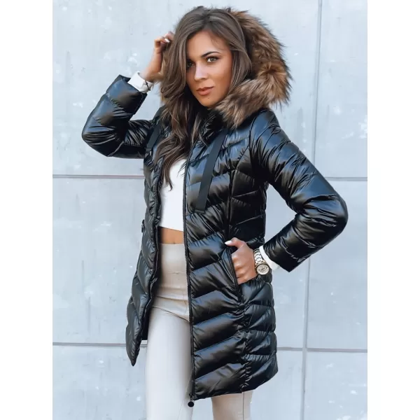 Dámský kabát DSTREET CRYSTAL TY3821 ČERNÁ 