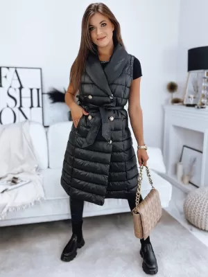 Dámský kabát DSTREET MADAME TY3154 ČERNÁ
