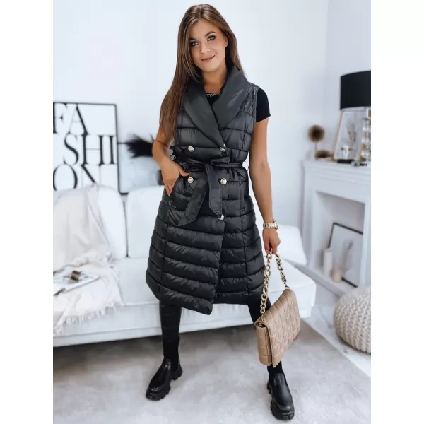  Dámský kabát DSTREET MADAME TY3154 ČERNÁ 