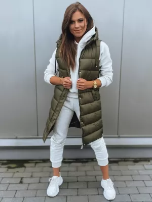 Dámská vesta DSTREET KERIN TY2918 ZELENÁ
