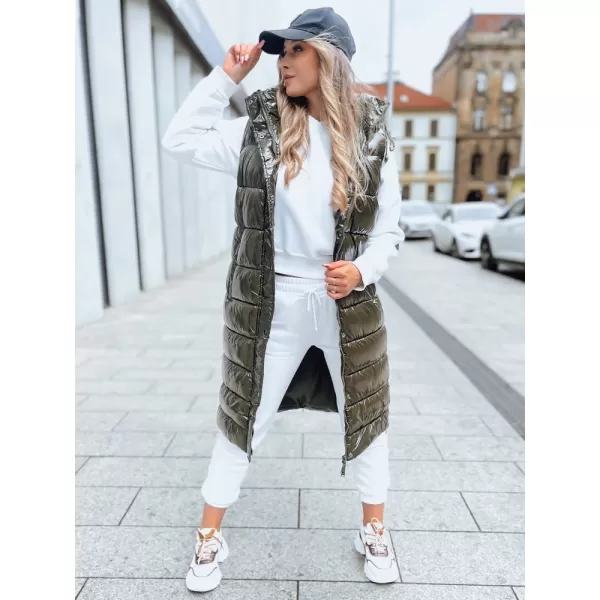  Dámská vesta DSTREET GANTINI TY3747 ZELENÁ 