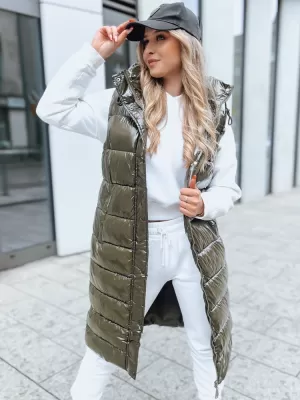 Dámská vesta DSTREET GANTINI TY3747 ZELENÁ
