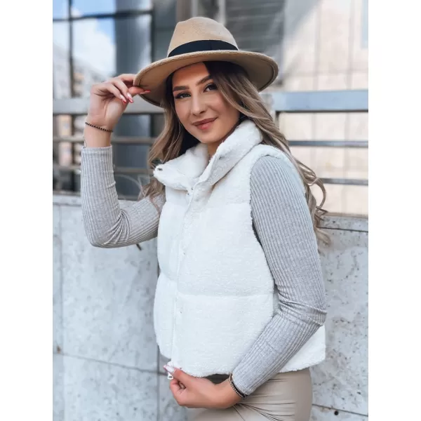  Dámská vesta DSTREET BEEWARM TY3801 BÍLÁ 